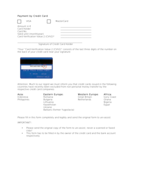 Credit Card Payment Form