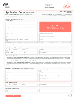 Catering contract template - nmm form