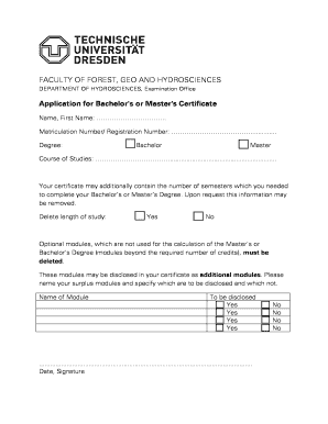 bachelor degree template