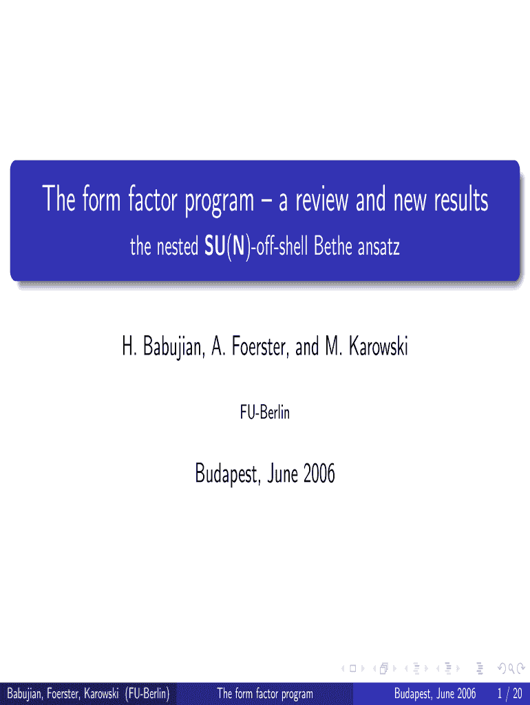 Form preview