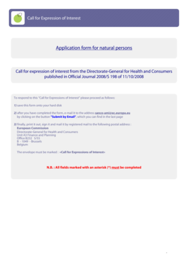 Application form for natural persons - European Commission - Europa - ec europa