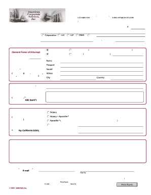 General Power of Attorney