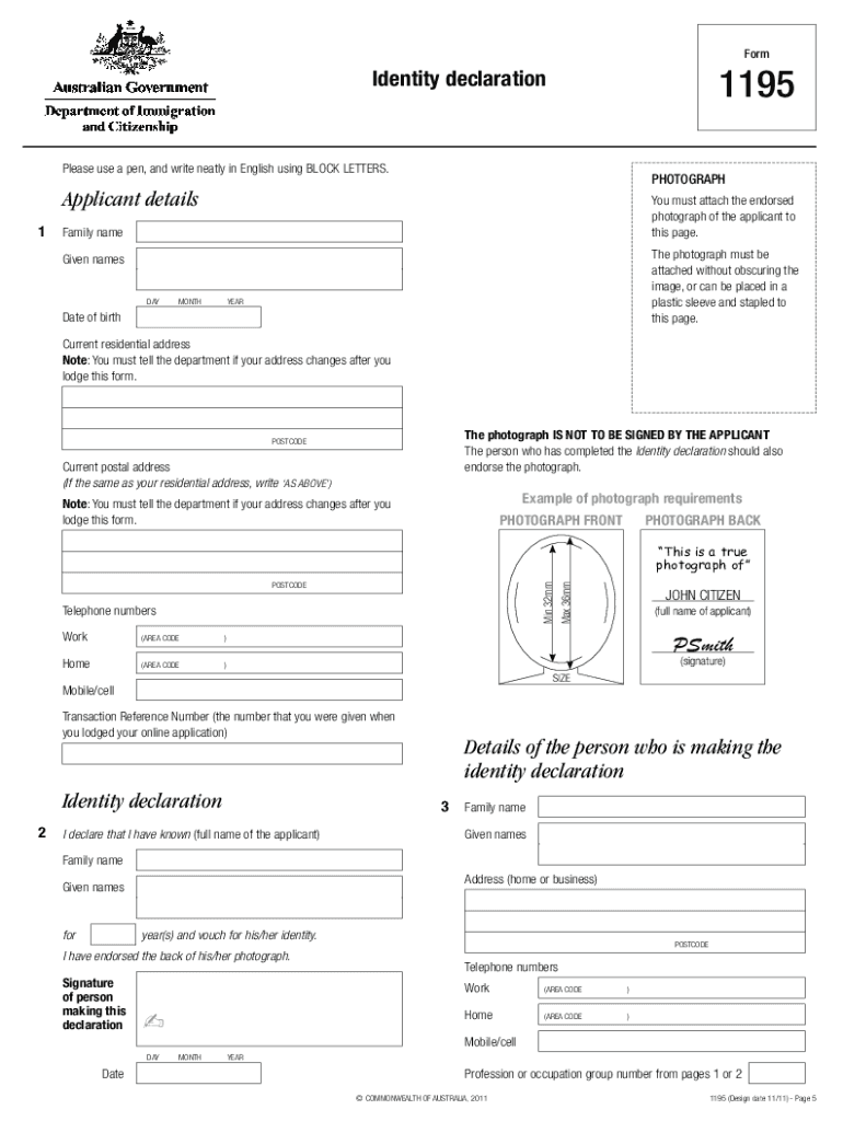 2011 AU Form 1195 Fill Online, Printable, Fillable, Blank pdfFiller