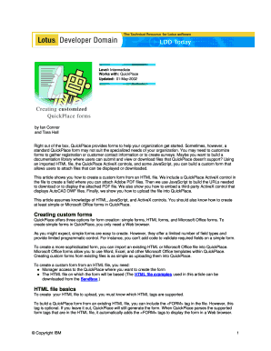 Form preview