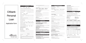 Pakistan Personal Loan Application Form