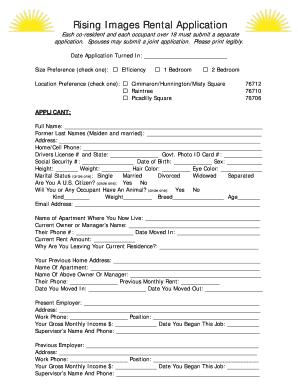 Lifetime tenancy agreement template - images rental application forms