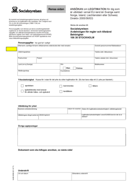 EU Healthcare Professional Licensing Application