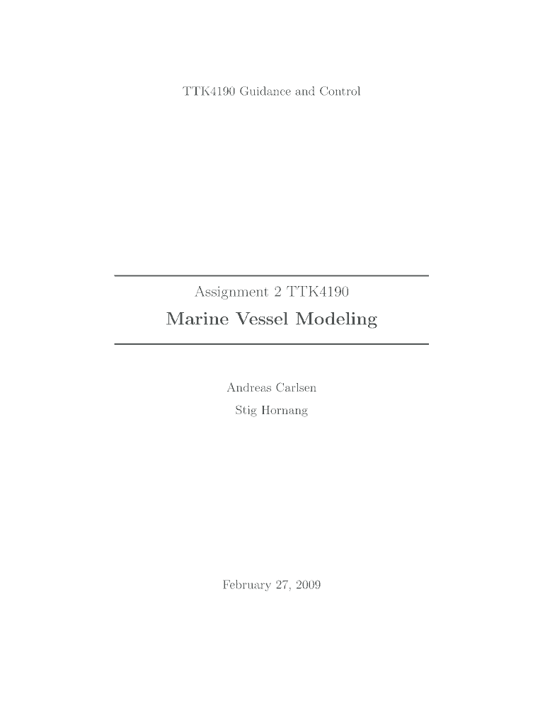 Marine Vessel Modeling Preview on Page 1