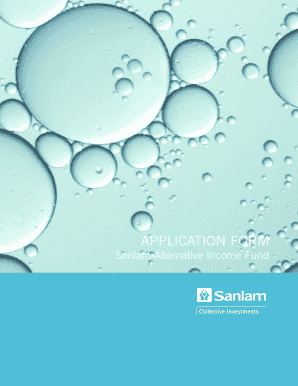 Sanlam Alternative Income Fund Application Form