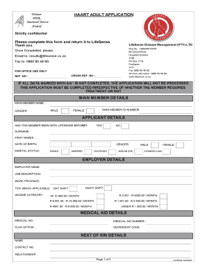 sense life medshield form