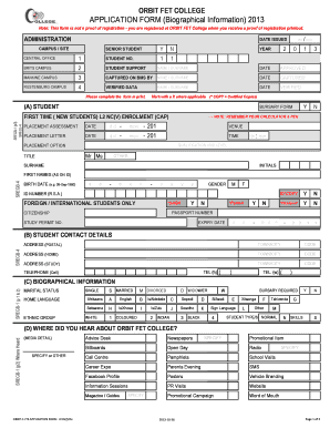 Registration form sample - registration form