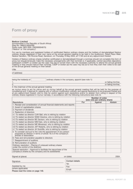 Nedcor Proxy Form