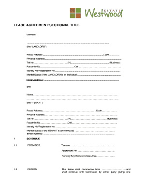 Residential Lease Agreement