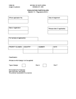 Diabetes blood sugar chart - Form D8 - Cipc - cipc co