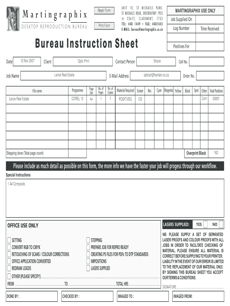 Form preview
