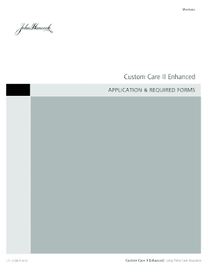 Montana Custom Care II Enhanced Application