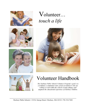 Volunteer handbook II - Duxbury Public Schools - dux schoolwires