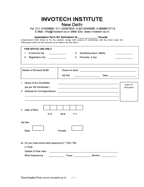 share application form format