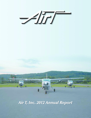 2012 Annual Report - Air T, Inc.