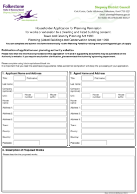 Householder Application for Planning Permission