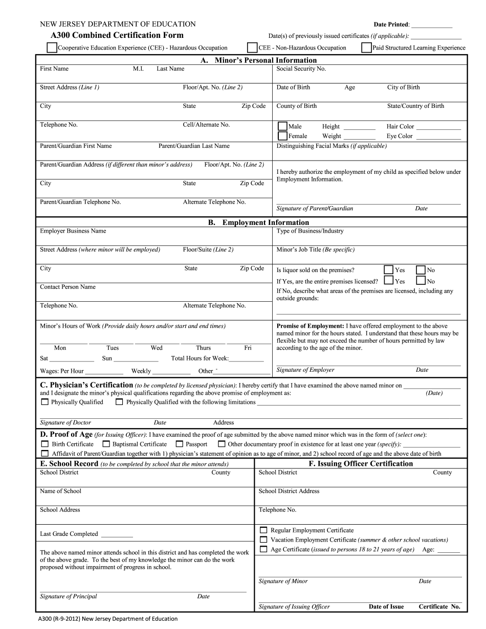 Basics of Working Papers Nj