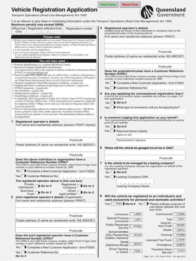 Change Of Ownership Car Qld Form Fill Out Sign Online DocHub
