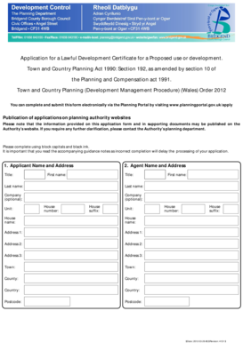 Lawful Development Certificate Application