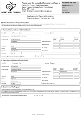 UK Planning Permission Application
