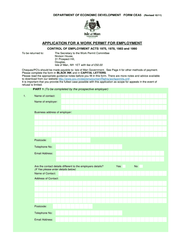 iom application form Preview on Page 1