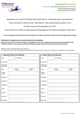 Lawful Development Certificate Application