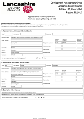 UK Planning Permission Application