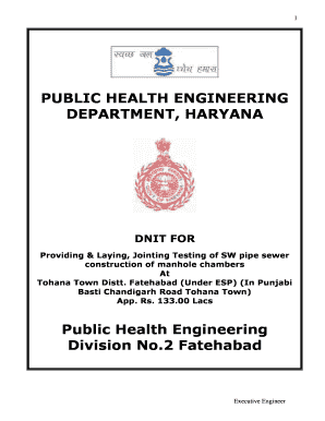 name of chief engineer public health haryana