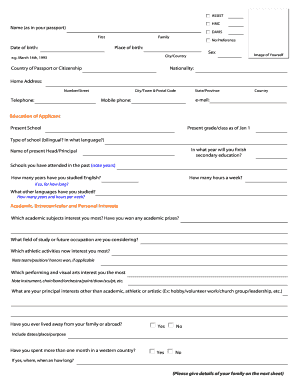 Form preview