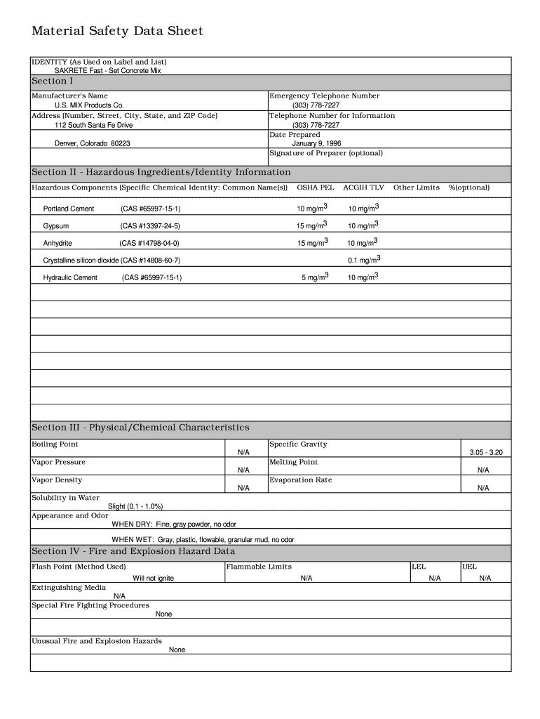 US MIX - Denver, ColoradoUS MIX Products Preview on Page 1