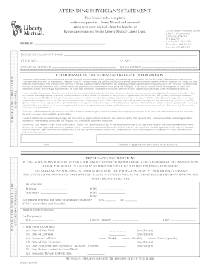 Attending Physician’s Statement Form