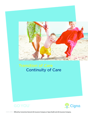 Cigna Transition of Care Form