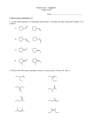 Chem 2310 Homework Chapter 6