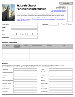 Parishioner Form.pdf - pages drexel