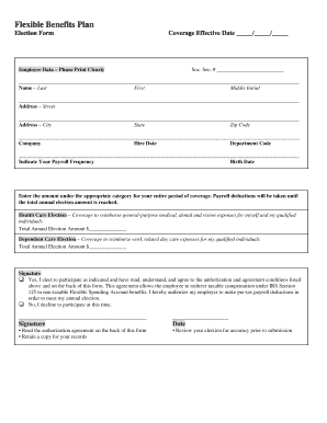 hsa election forms microsoft word