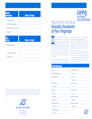 Planning for the Future: Valuable Documents at Your Fingertips