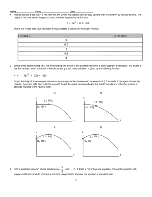 Algebra Homework Assignment