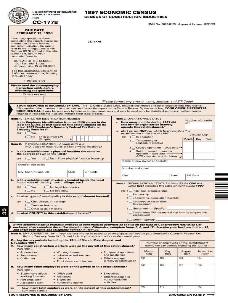 CC-1778 - Census Bureau - census Preview on Page 1