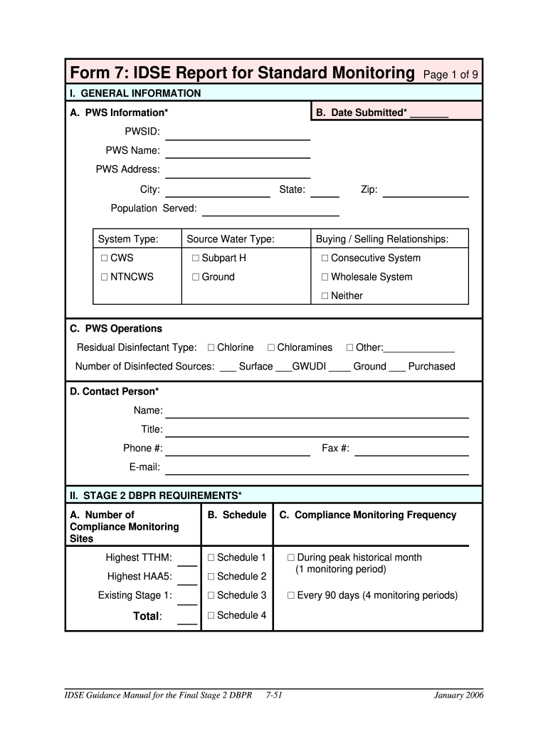 Form 23: IDSE Report for Standard Monitoring 23-23 - Fill and Pertaining To Compliance Monitoring Report Template