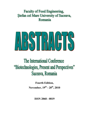 Fourth Edition, November, 19th - 20th, 2010 ISSN 2068 - 0819