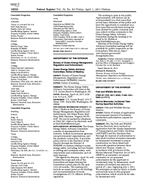 Mendex tablet - Federal Register/Vol. 76, No. 63/Friday, April 1, 2011/Notices - fws