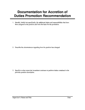 Promotion Recommendation Form