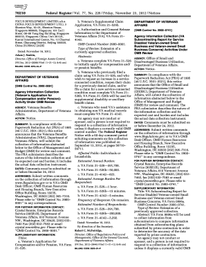 VA Form 21-526b Application