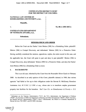 Case 188cv02503RCL Document 599 Filed 020312 Page 1 of 7 - gpo