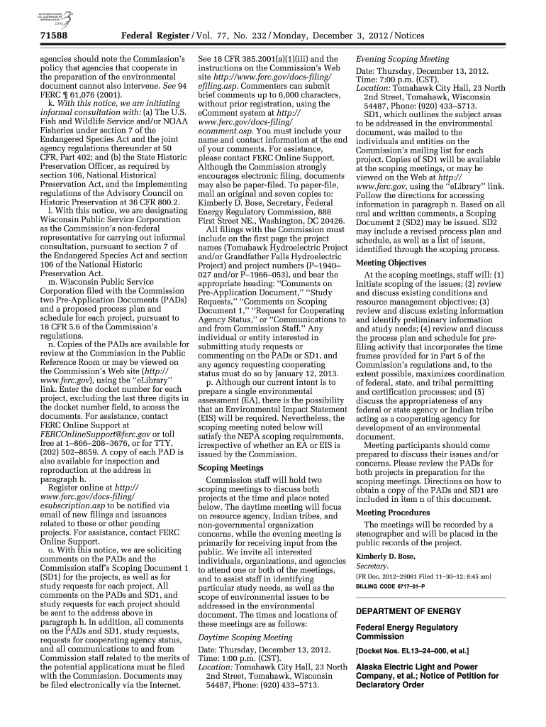 Federal Register :: Indiana Michigan Power Company; Notice of Intent Preview on Page 1