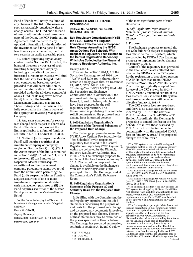 Fund of Funds will notify the Fund of - gpo Preview on Page 1